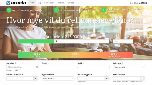 Aconto erfaring og diskusjon