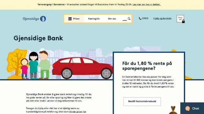 Gjensidige Bank erfaring og diskusjon 