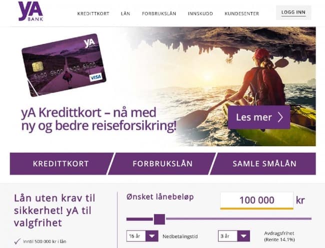 yA Bank erfaring og diskusjon