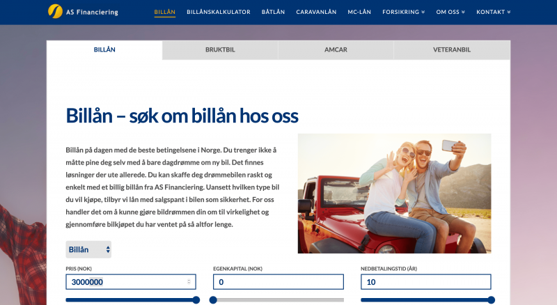 AS Financiering Billån