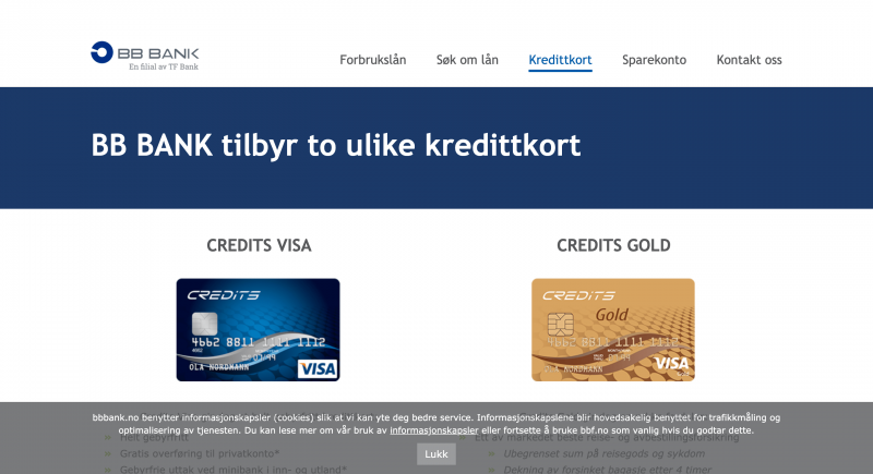 BB Bank kredittkort