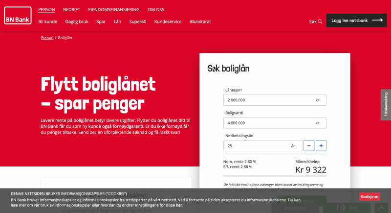 BN Bank Boliglån