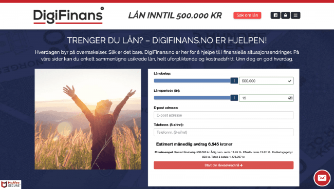 DigiFinans erfaring og diskusjon 