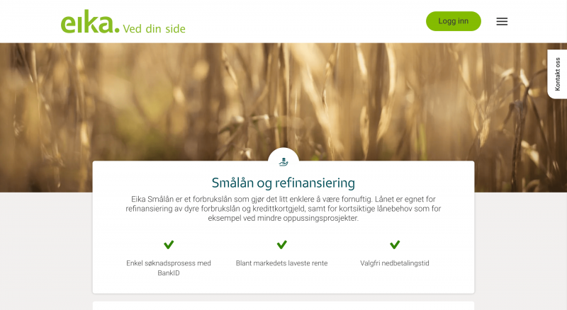 Eika Smålån - Lån opp til 500 000 kr