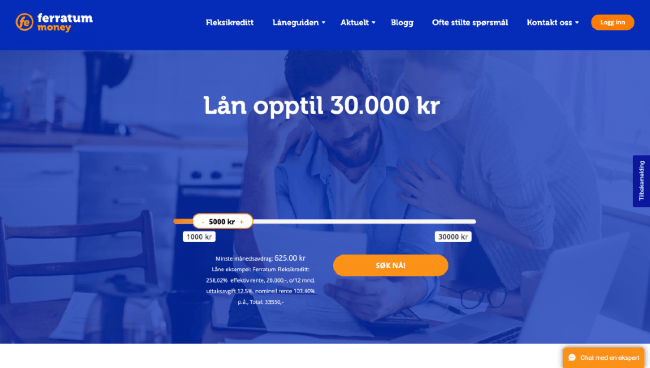 Ferratum - Lån opp til 30 000 kr