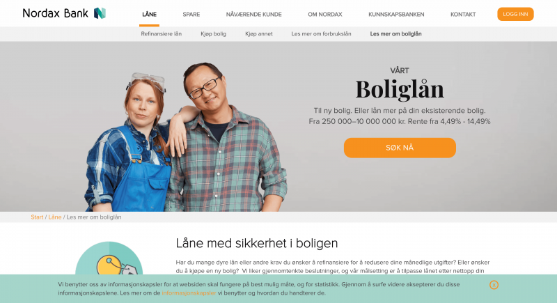 Nordax Bank Boliglån