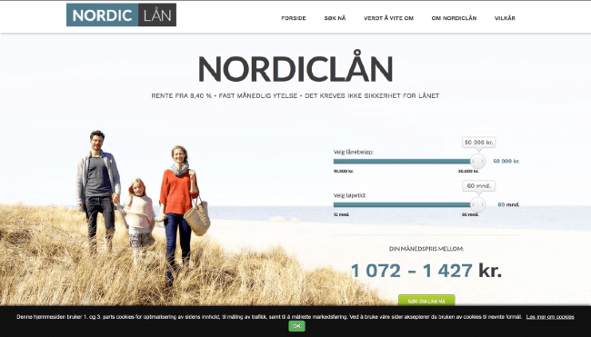 NordicLån - Lån opp til 50 000 kr