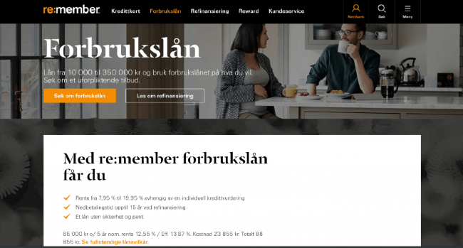 re:member forbrukslån erfaring og diskusjon 