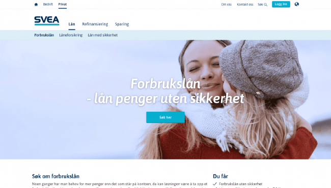 Svea Finans - Lån opp til 400 000 kr